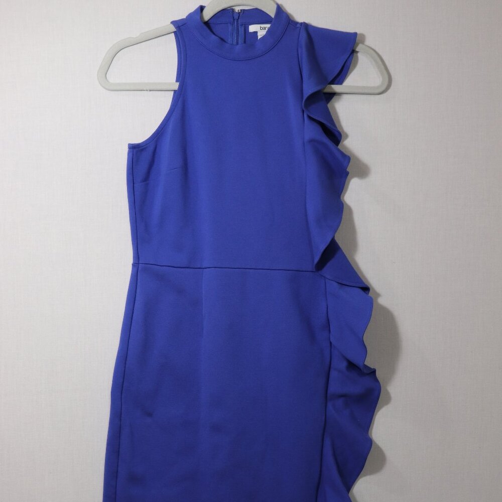 Bar III Junior Dress with Ruffle- Size XS - Blue